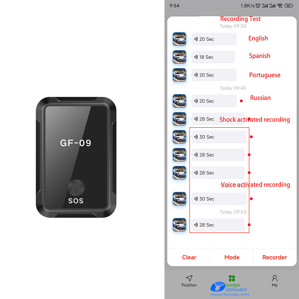 GF09 GSM Tracker