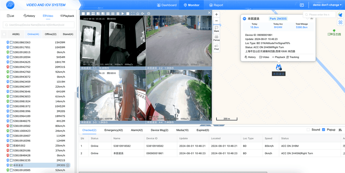 LTE Dash Cam-4G Dashcam For GPS Tracking Live Video Streaming ...